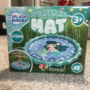 Mermaid Sprinkler Mat - Teal